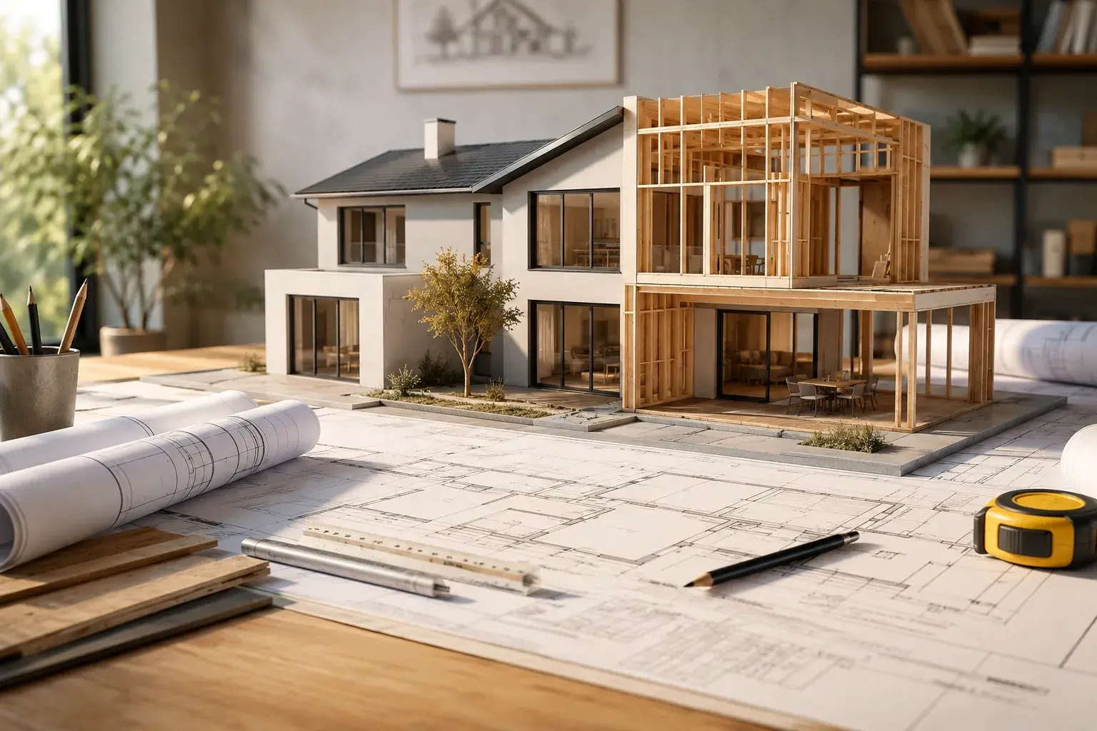 Ampliación arquitectónica y estructural de una vivienda